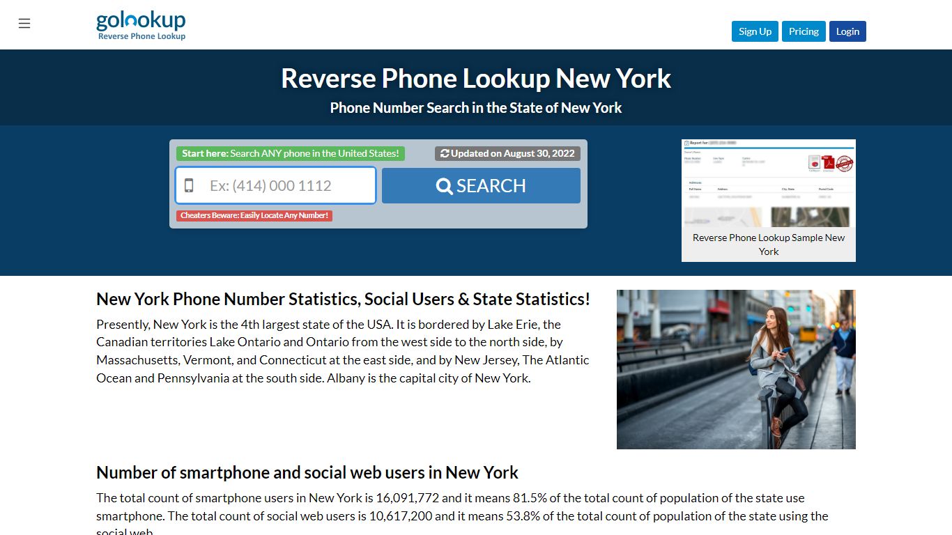 New York Reverse Phone LookUp